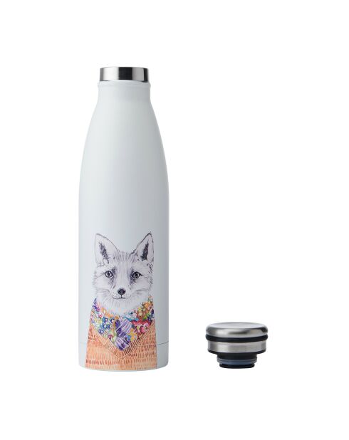 Fiaschetta in volpe Tipperleyhill con doppia parete isolante bianca - 500ml