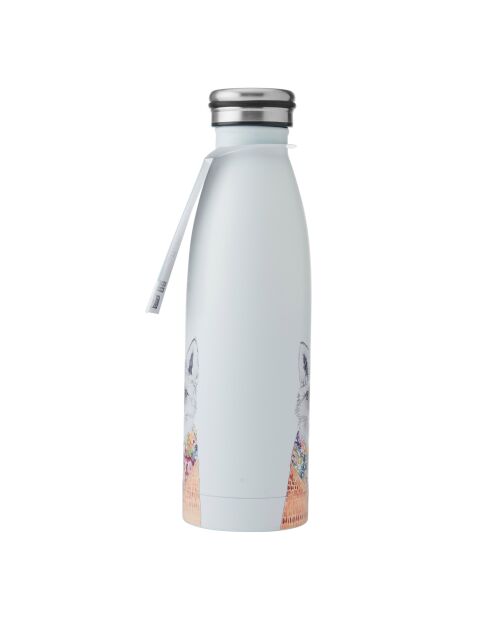 Fiaschetta in volpe Tipperleyhill con doppia parete isolante bianca - 500ml