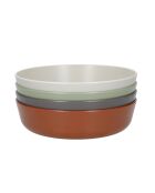 Lot de 4 bols Summer en plastique recyclé multicolore - 18.2 cm