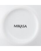 Set mit 4 runden, kreideweißen Aperitif-Schalen — 9 cm