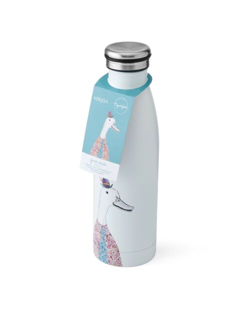 Bottiglia bianca isolata Tipperleyhill duck a doppia parete - 500 ml