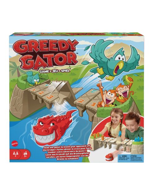 Jeu Le Crocodile Gourmand multicolore