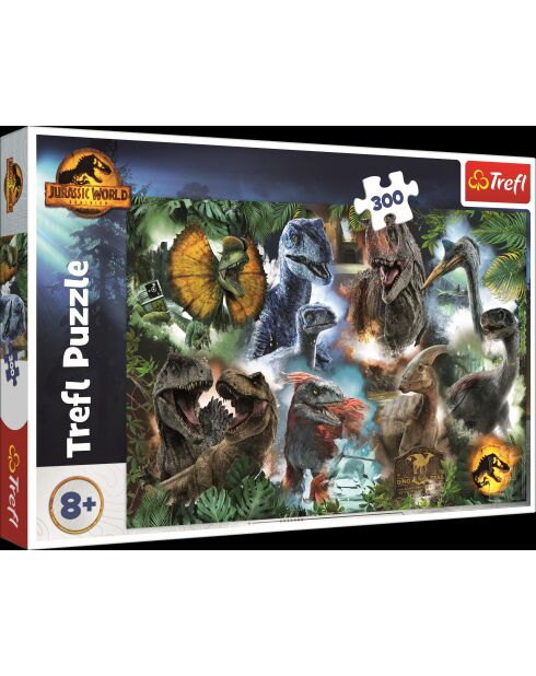 Jurassic World 300-teiliges Puzzle Lieblingsdinosaurier, ab 8 Jahren, 60 x 40 cm