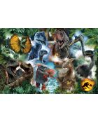 Puzle Jurassic World de 300 piezas: dinosaurios favoritos, 8 años o más, 60 x 40 cm