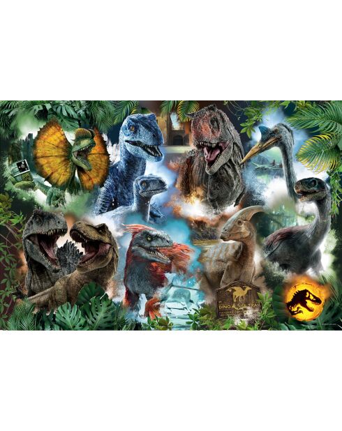 Jurassic World 300-teiliges Puzzle Lieblingsdinosaurier, ab 8 Jahren, 60 x 40 cm