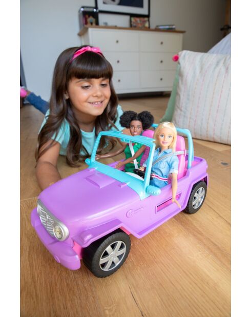 Voiture Buggy décapotable, véhicule Tout-Terrain Violet, Bleu et Rose