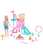 Set de muñeca Barbie y pista de obstáculos multicolor