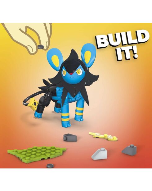 MEGA construction Pokémon Power Luxio à construire 67 pièces multicolores 6 ans +