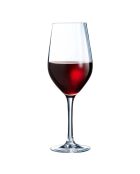 Lot de 12 verres à pied Sens argentée - 45cl