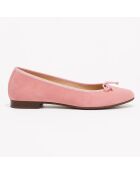 Jeanne pinke Ballerinas aus Samt