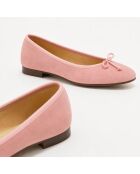 Jeanne pinke Ballerinas aus Samt