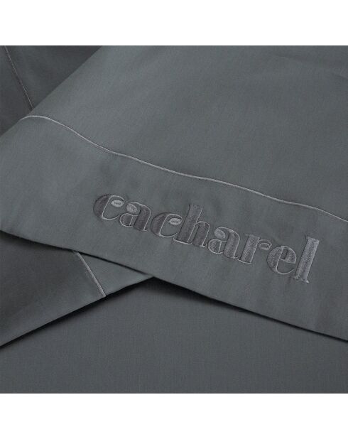 Drap plat satin de coton - Uni 1 baratta Gris 02