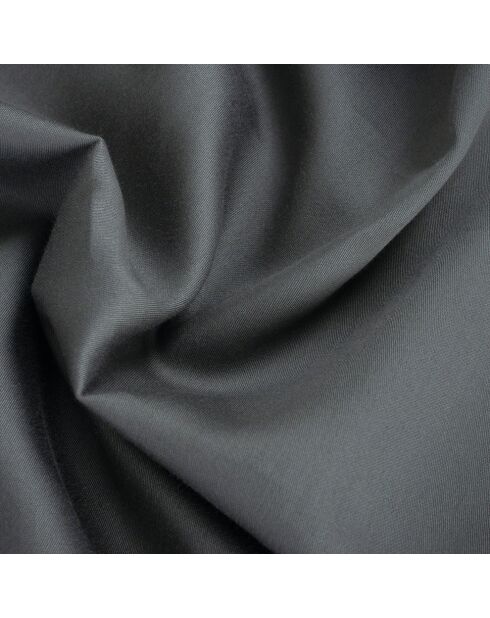 Drap plat satin de coton - Uni 1 baratta Gris 02