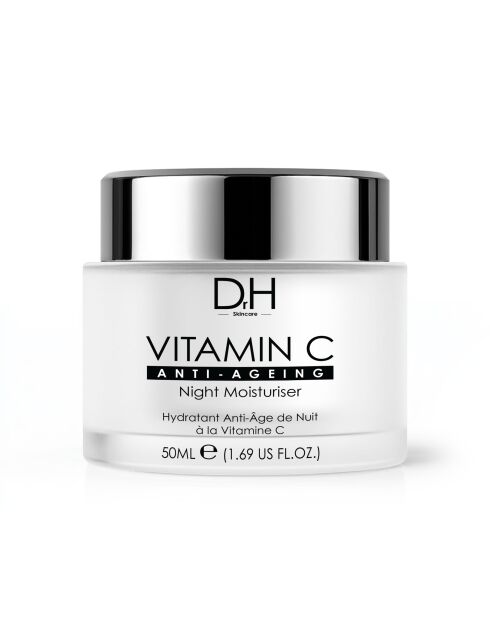 Crème de nuit anti-âge à la vitamine C - 50 ml