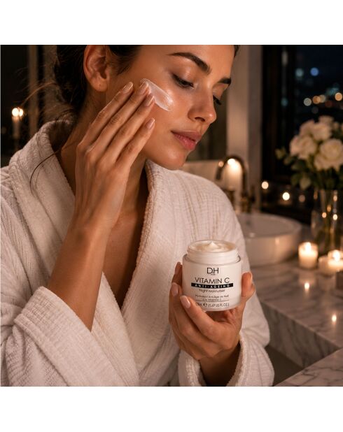 Crème de nuit anti-âge à la vitamine C - 50 ml