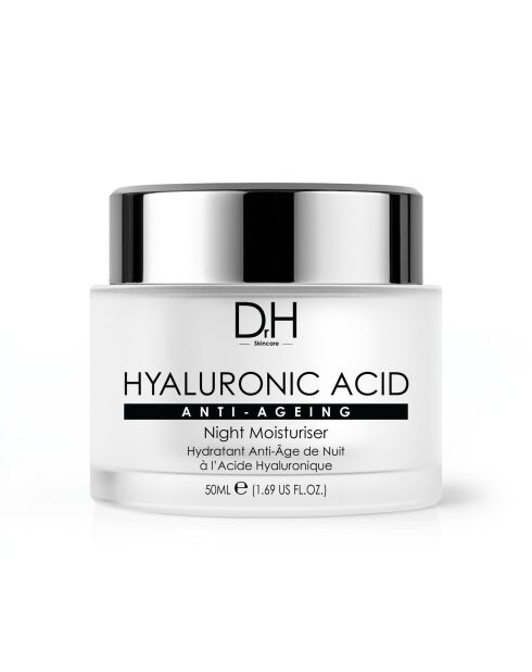 Crème de nuit anti-âge à l'acide hyaluronique - 50 ml