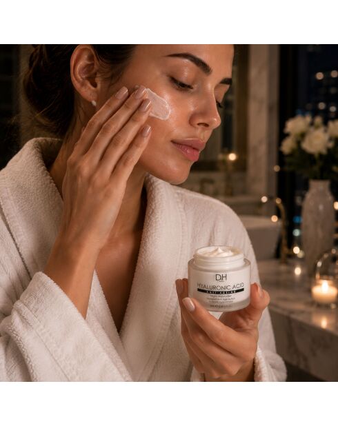 Crème de nuit anti-âge à l'acide hyaluronique - 50 ml