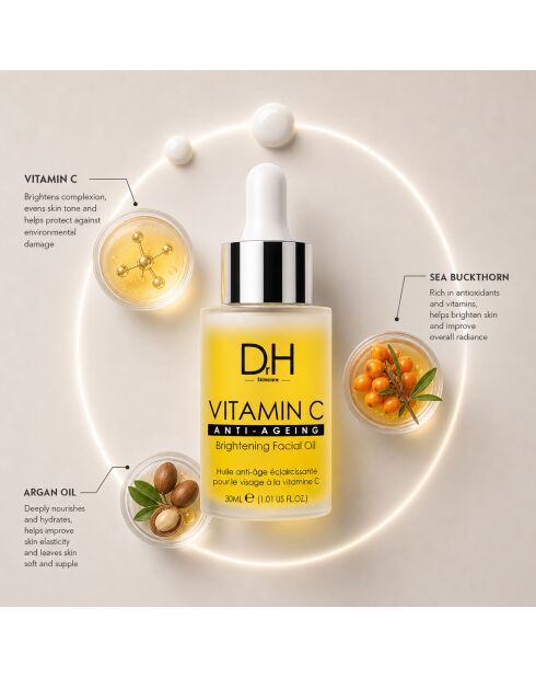 Vitamine C verhelderende olie - 30 ml