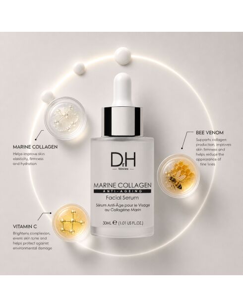 Sérum visage au collagène marin - 30 ml