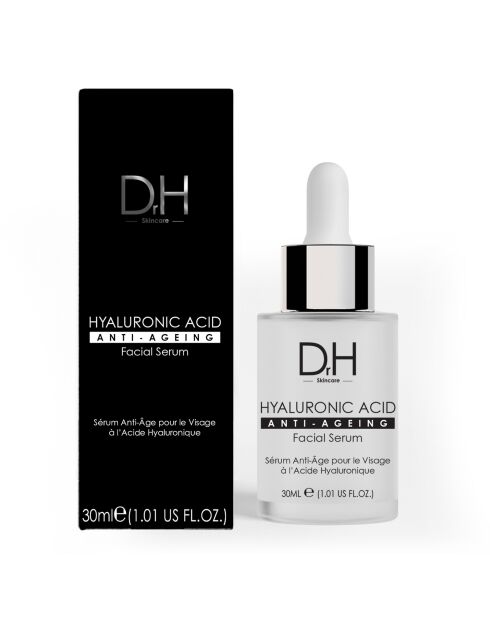 Sérum visage anti-âge à l'acide hyaluronique - 30 ml