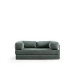 Via Con 2-zitsslaapbank groen - 200x100x80 cm