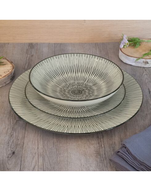Service Cut beige/zwart - 18 stuks
