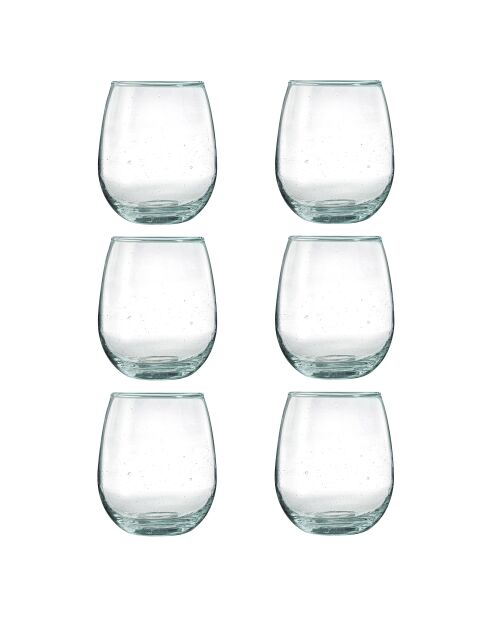 Lot de 6 gobelets Nour transparent - 30 cl