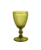 Lot de 6 verres à pied Strass Vert - 20 cl