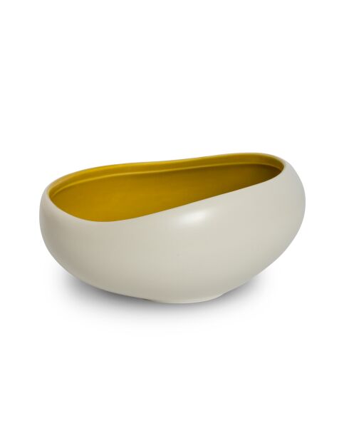 Lot de 6 coupelles Kyma jaune Argan - D.14 cm