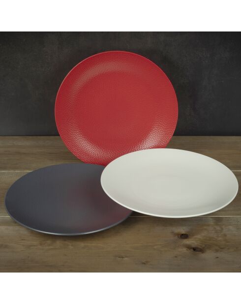 Plat rond Isola ivoire - D.29cm