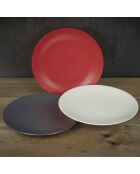 Plat rond Isola gris - D.29cm