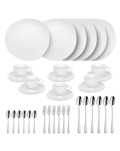 Sven Dessert & Snack Set weiß - 30-teilig