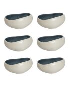 Set di 6 tazze Kyma Céou blu - D.14 cm