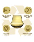 Set di 6 bicchieri da degustazione Nour amber - 28 cl