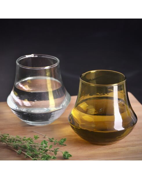 Set di 6 bicchieri da degustazione Nour amber - 28 cl