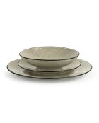Servicio de cuarzo beige - 18 piezas