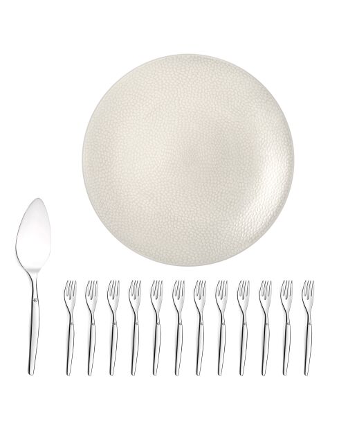 Isola Ivory Tortenset, D.14-teilig