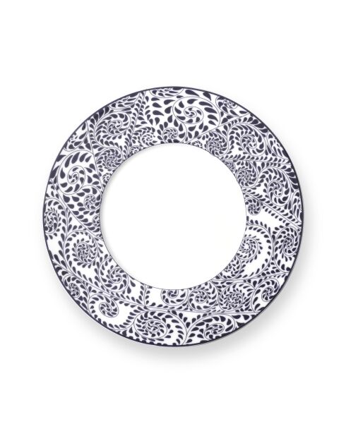 Plato de postre Alhambra blanco/azul - D.23 cm (set de 6)
