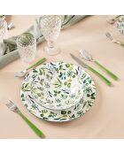 Set mit 6 transparenten Strass-Stielgläsern - 20 cl