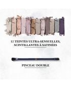 Palette di ombretti nudi naturali