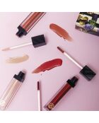 Trio de gloss scintillants rouge étoilé/rose clair