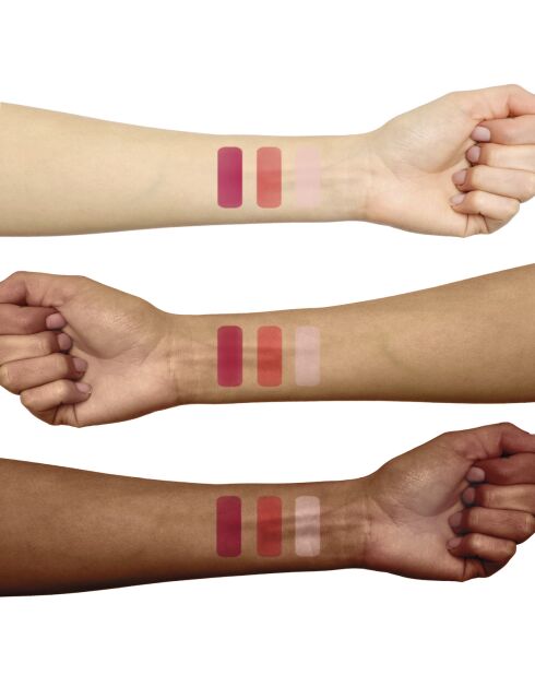 Trio de gloss scintillants rouge étoilé/rose clair