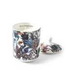 Bougie parfumée en pot de porcelaine Zanzibar blanc - Poivre rose - 315 g