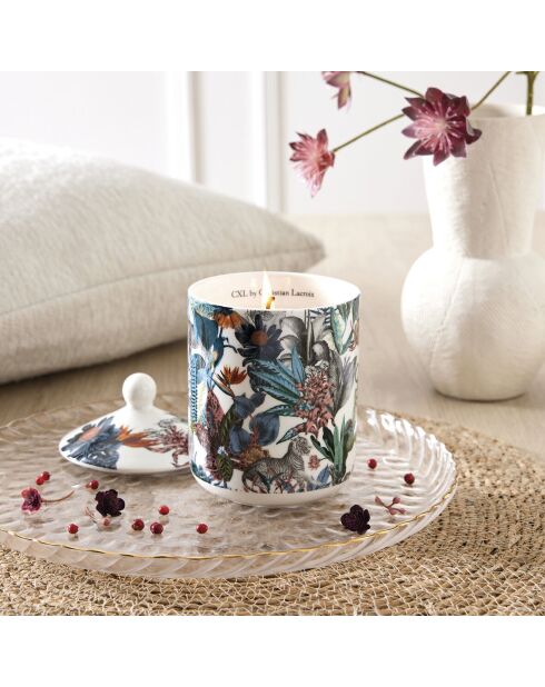 Vela aromática en tarro de porcelana blanca de Zanzíbar - Pimienta rosa - 315 g