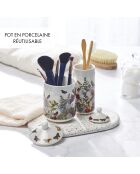 Bougie parfumée en pot de porcelaine Jardin D'hiver  Figuier - 315 g