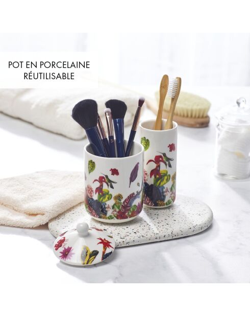 Diffuseur en porcelaine Jardin Tropical - Figuier blanc - 100 ml