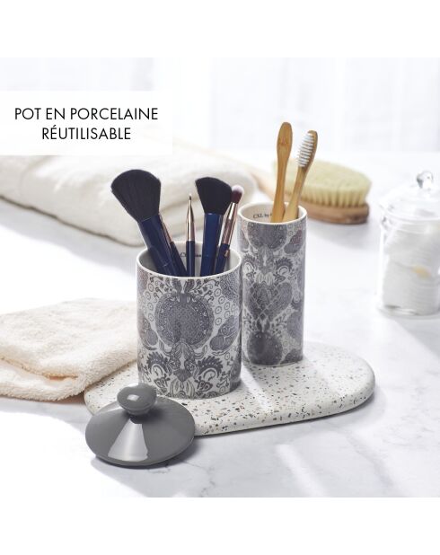 Diffuseur en porcelaine Arles cèdre blanc / Gris - 100 ml