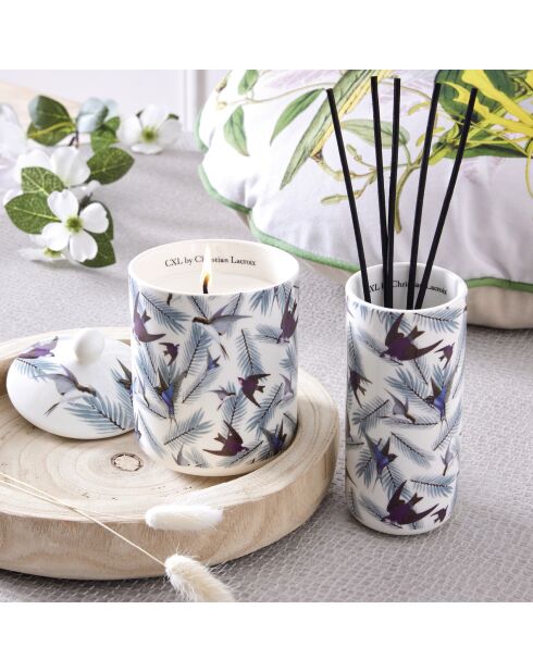 Diffuseur en porcelaine Birds Jasmin & Ylang blanc - 100 ml