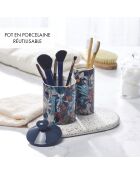 Diffuseur en porcelaine Zanzibar  Poudre de saffran bleu marine - 100 ml
