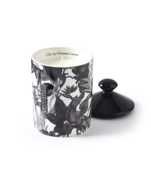 Vela aromática en tarro negro de porcelana de Zanzíbar - pimienta rosa - 315 g
